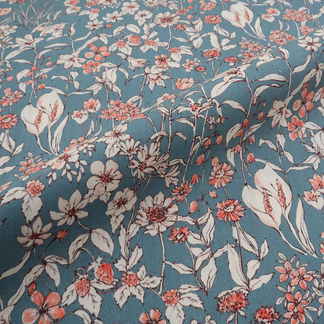 LIBERTY FABRICS「ワンダーフォーゲル」シャドウブルー