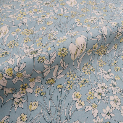 LIBERTY FABRICS「ワンダーフォーゲル」サックスブルー