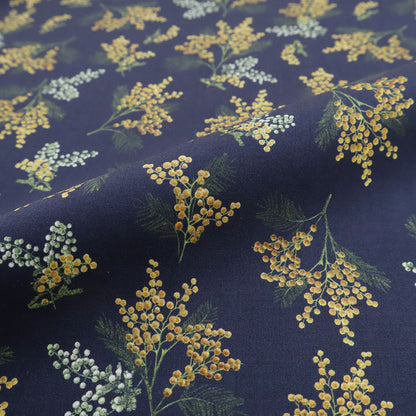 LIBERTY FABRICS「ミズ・ミモザ」ネイビー