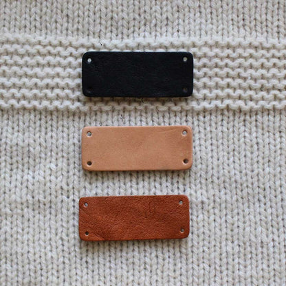 Five Leather Tags