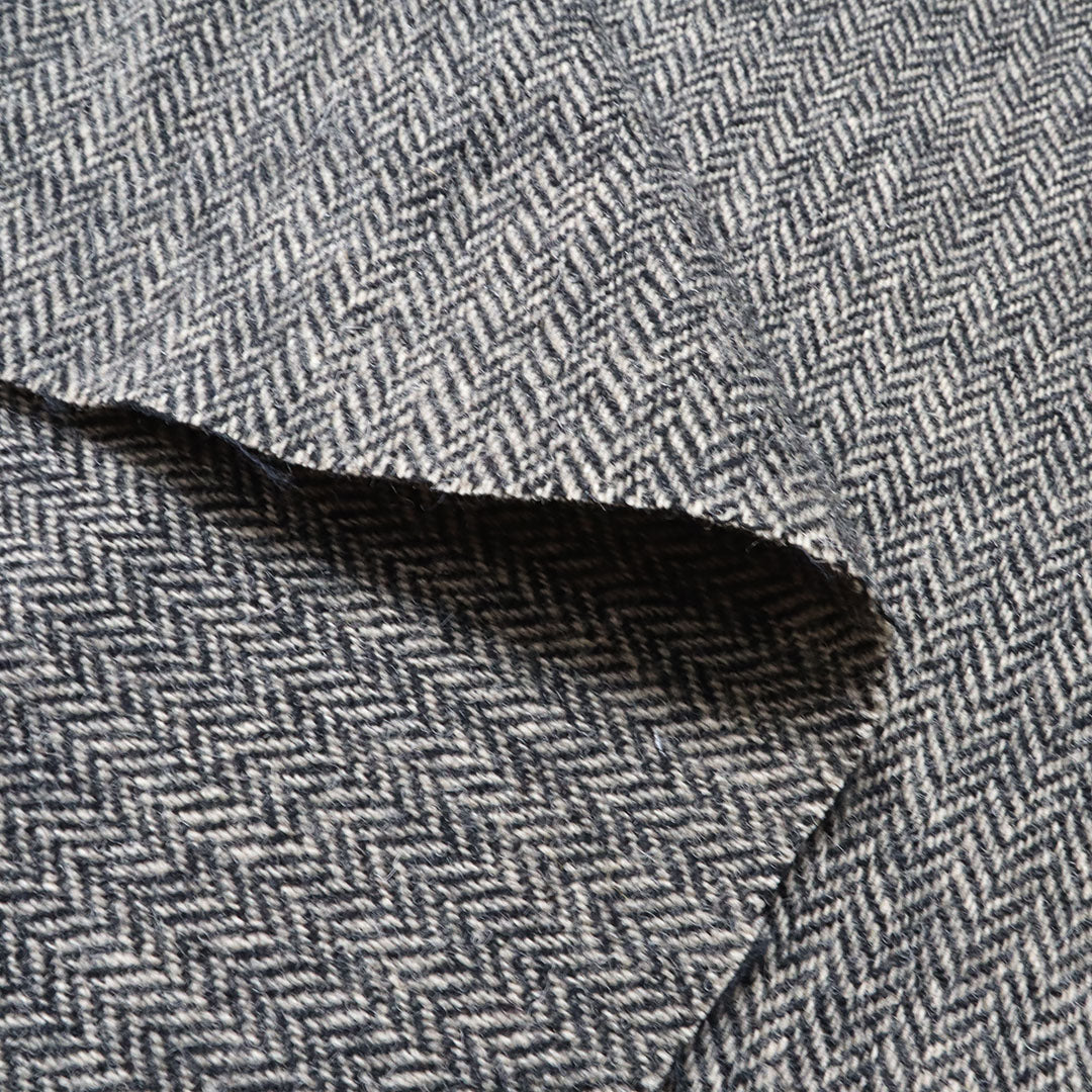 大量１反売り　ウール　ヘリンボーン　Ｕ164