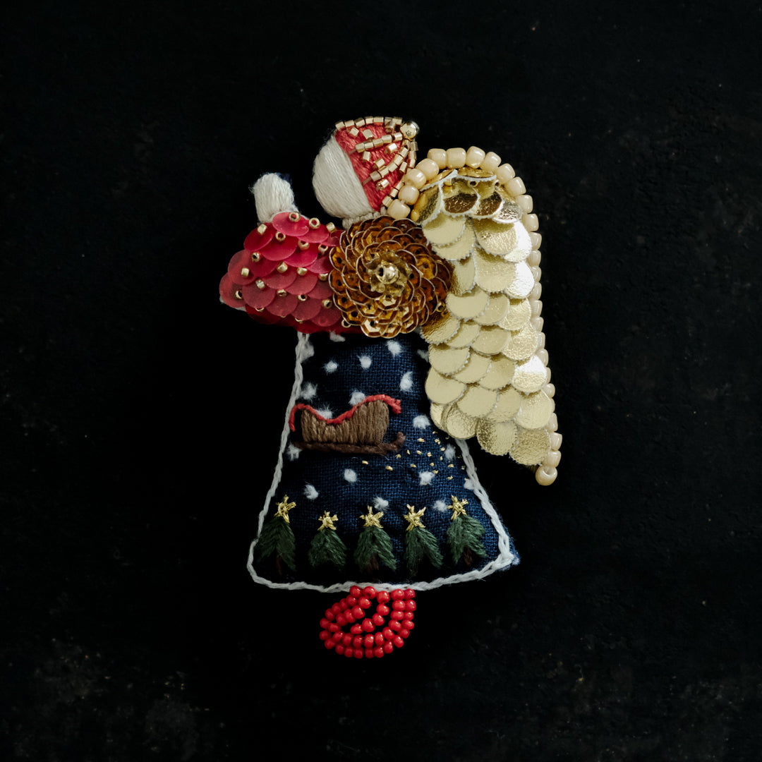 ［BOZZOLO］祈る天使 Brooch （L）
