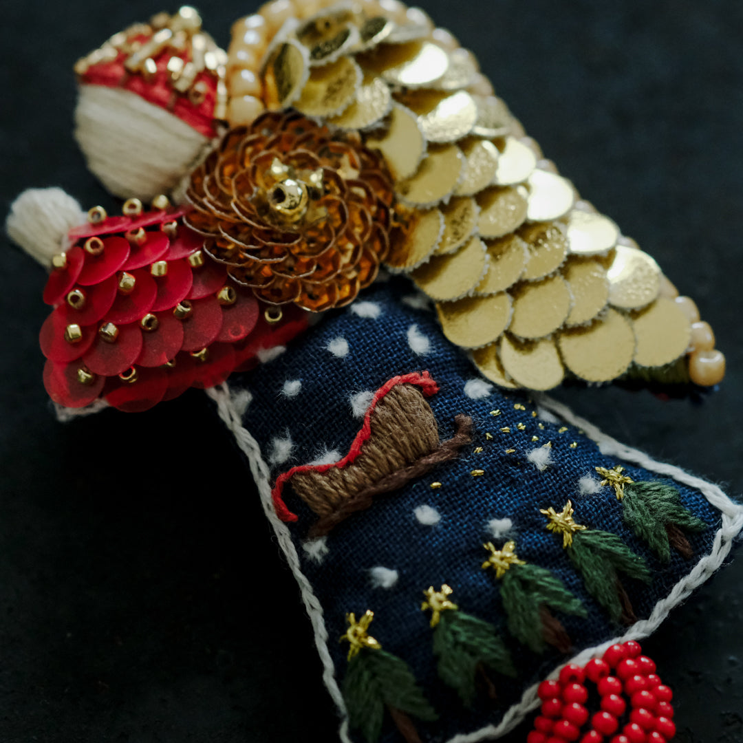 ［BOZZOLO］祈る天使 Brooch （L）