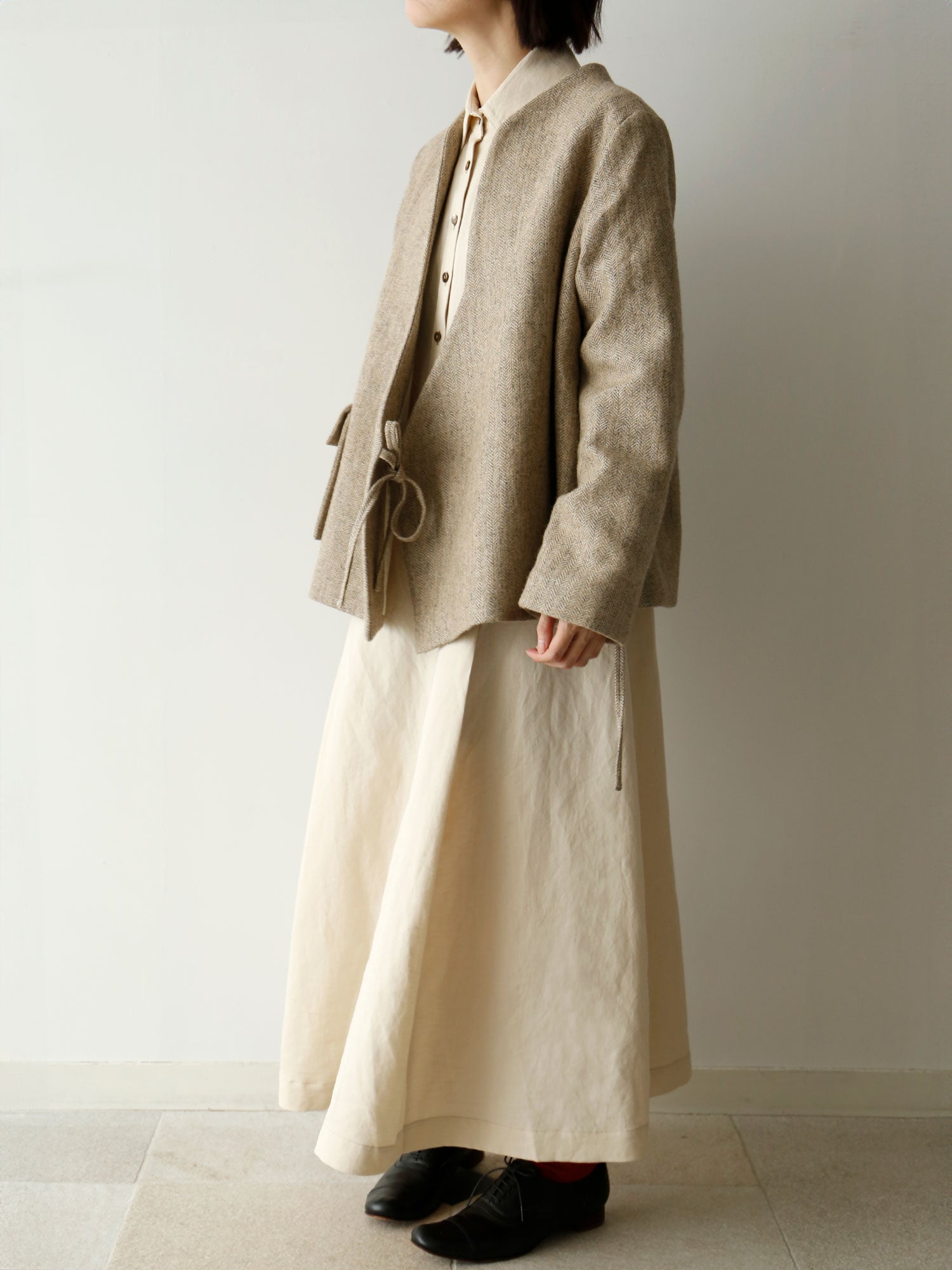 アルベロベロ　お襟モチーフ付きアートなワンピース　お値下げ不可！！ アルベロベロ お襟モチーフ付きアートなワンピース お値下げ不可