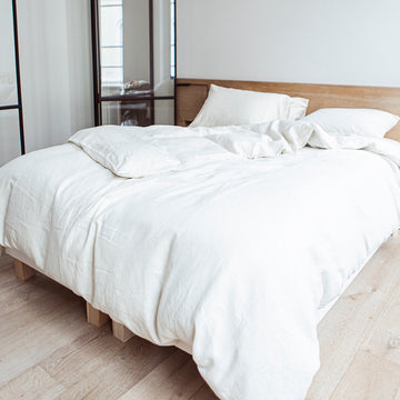 LIBECO フラットシーツ　マディソン