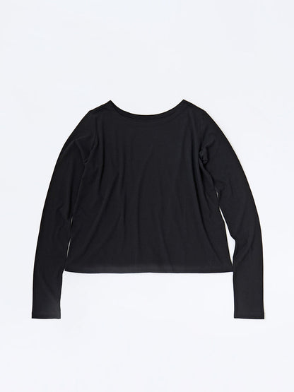 HÉRNI No.30 ロングスリーブ【コットンカシミヤ】