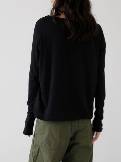 HÉRNI No.30 ロングスリーブ【コットンカシミヤ】
