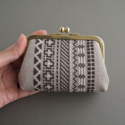 エジングパターンのがま口キット