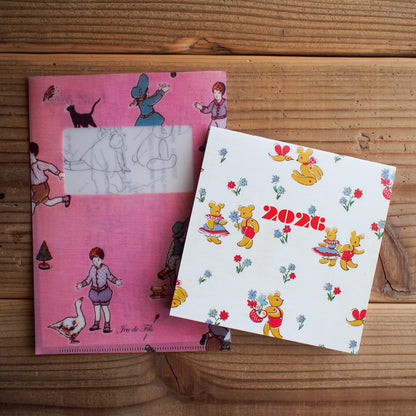 the linen bird haberdashery／【Jeu de Fils】2026年刺しゅう図案付きカレンダー