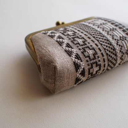 エジングパターンのがま口キット