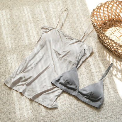 ［COCOONA SKINWEAR］カップ入りキャミソールⅡアジャスター付き