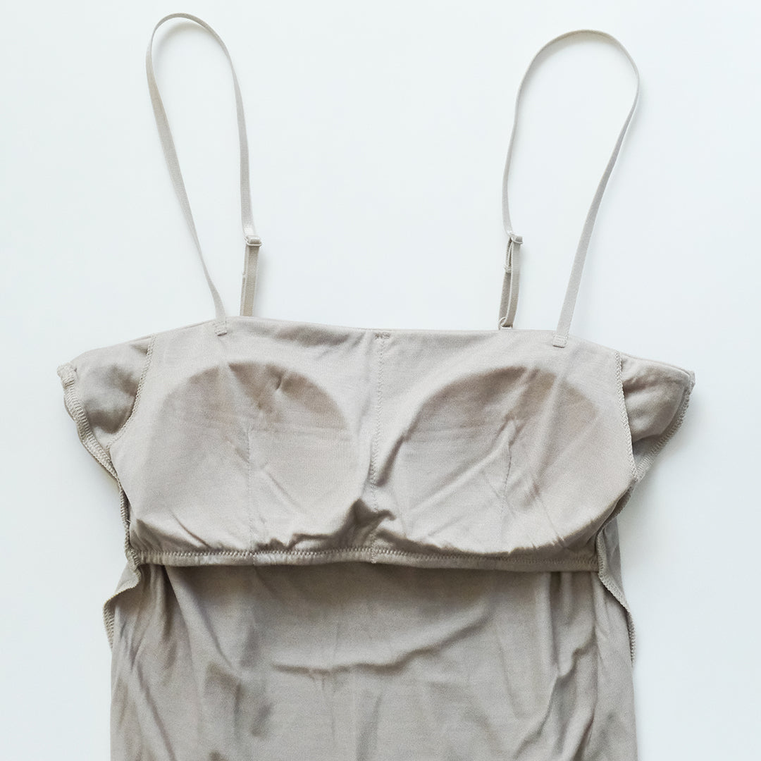 ［COCOONA SKINWEAR］カップ入りキャミソールⅡアジャスター付き