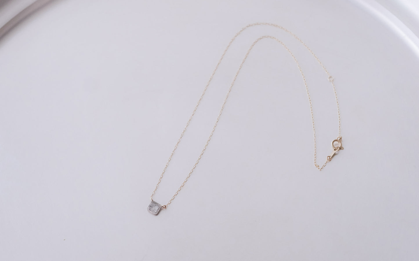 ［Atelier el］NilasCoastスライスダイヤモンドネックレスNC2302N