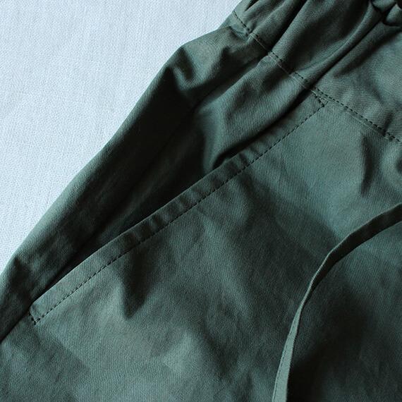 【パターン】スタンドカラーのギャザーブラウス