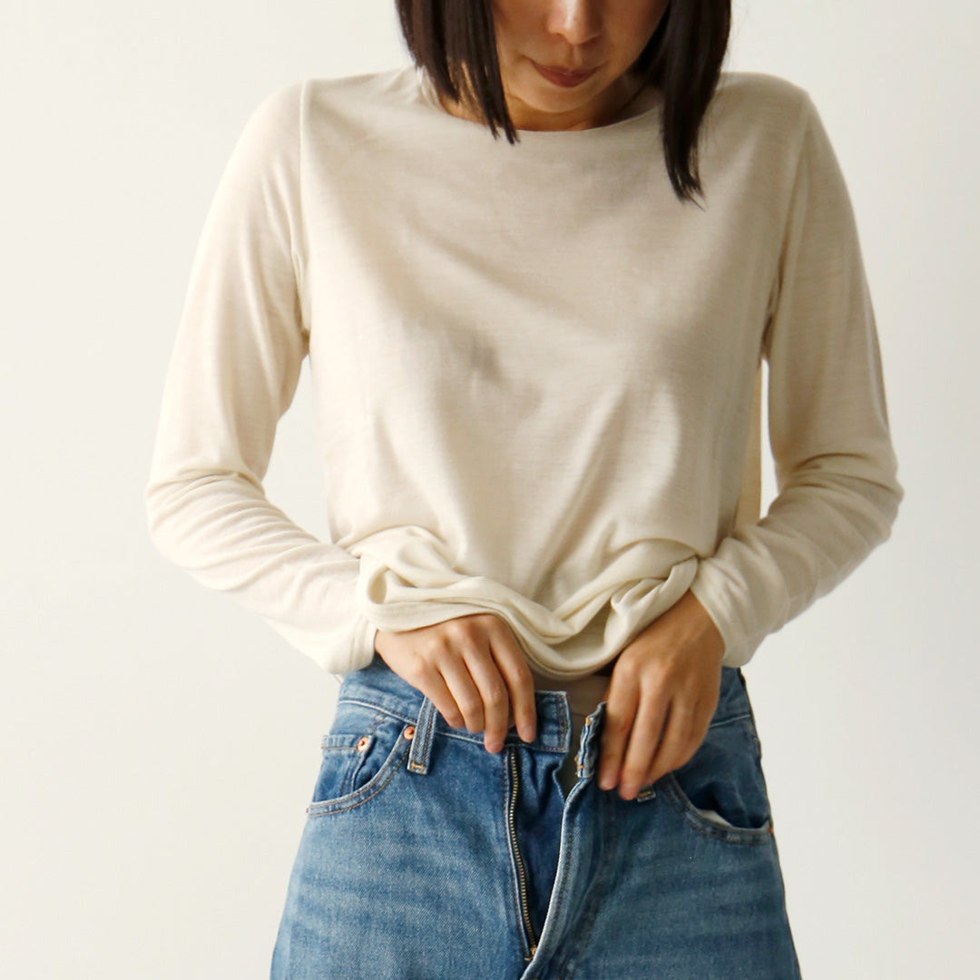 LISETTE 長袖セーター 美品　テオフィラ　プリュヌ LISETTE-ニット・カットソー – Envelope - エンベロープ