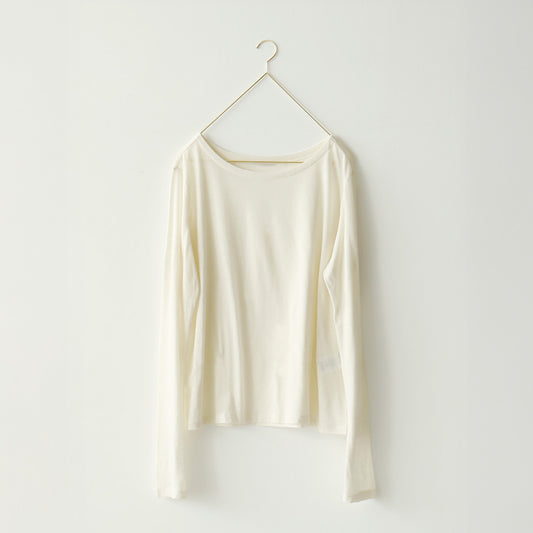 HÉRNI No.30 ロングスリーブ【コットンカシミヤ】