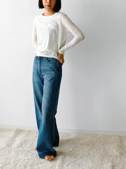 HÉRNI No.30 ロングスリーブ【コットンカシミヤ】