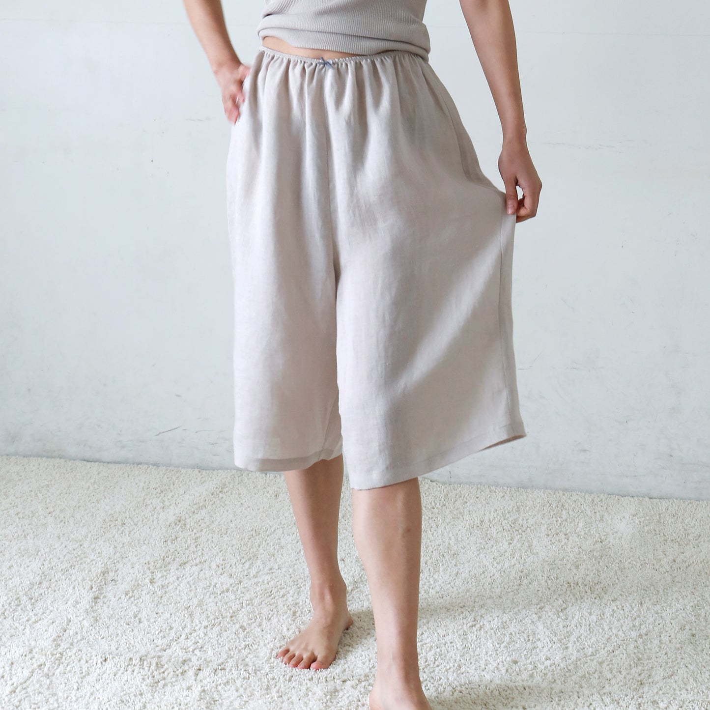 HÉRNI No.32 ペチパンツ【ベルギーリネン】