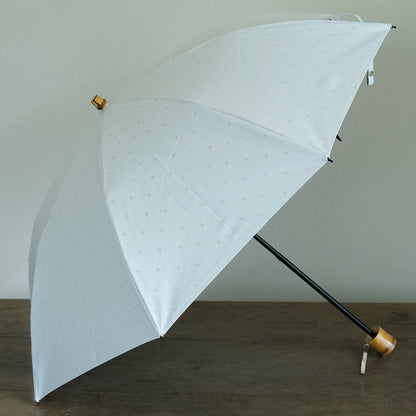 ［小宮商店］フリンジドットシェード折りたたみ傘50cm