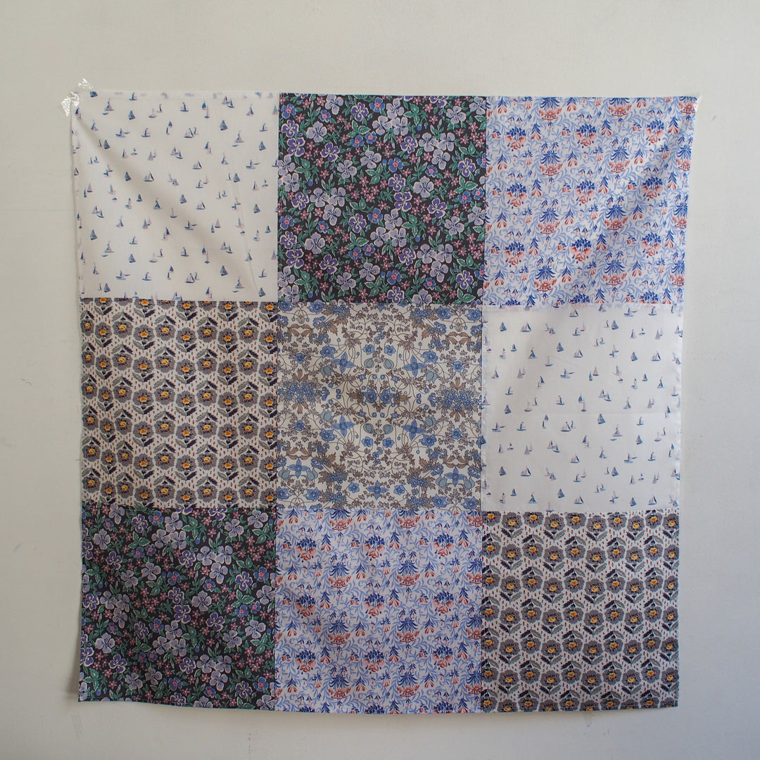 Liberty Fabrics　カットクロスセット（Five squares BAG 作り方付）