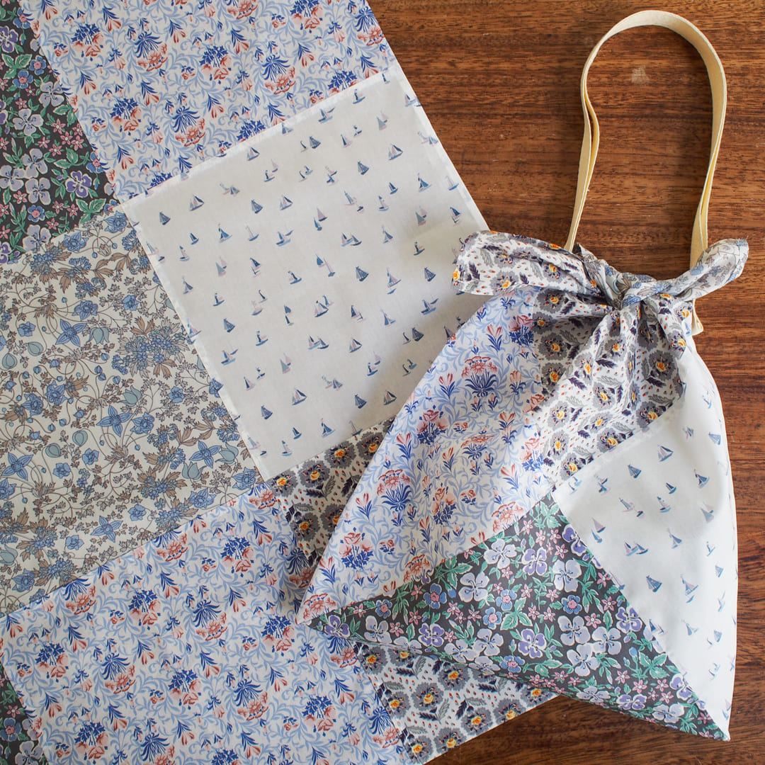 Liberty Fabrics　カットクロスセット（Five squares BAG 作り方付）