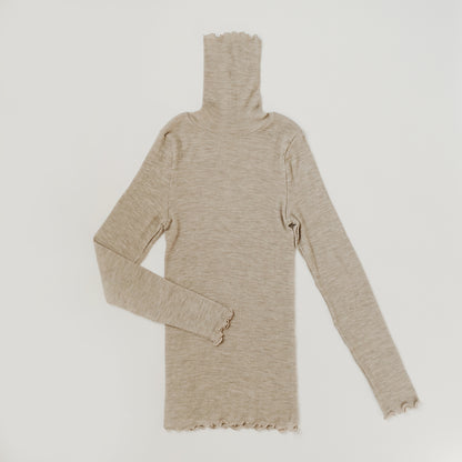 [me.wear]merino washable wool タートルネック