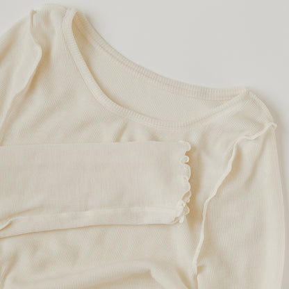 [me.wear]merino washable wool ロングスリーブ