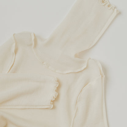 [me.wear]merino washable wool タートルネック