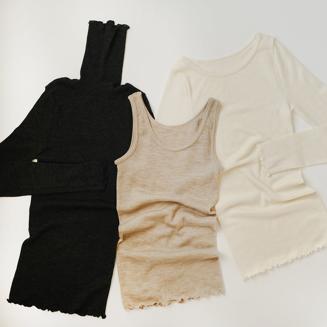 [me.wear]merino washable wool ロングスリーブ