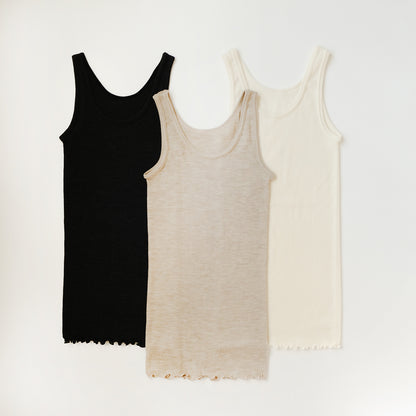 [me.wear]merino washable wool タンクトップ