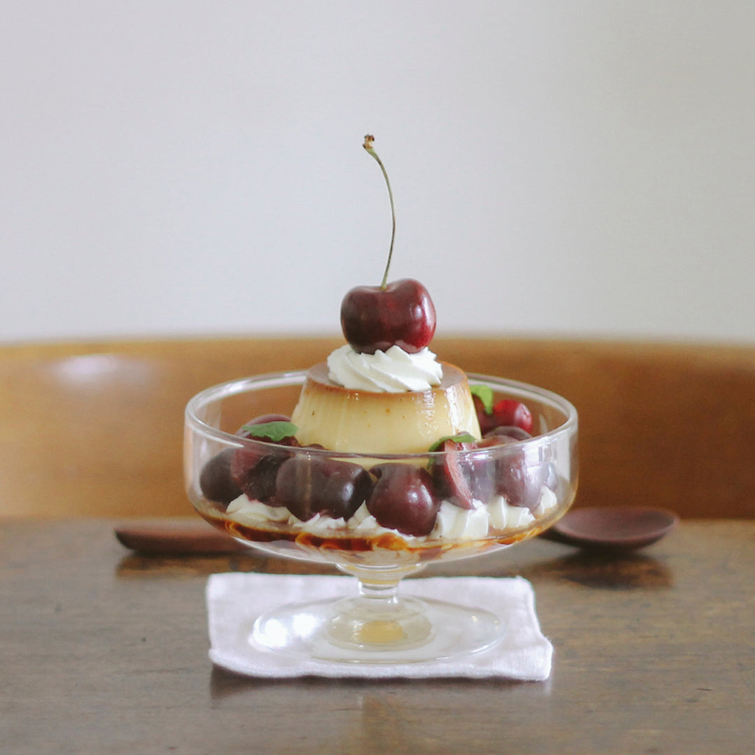 ［WASHIZUKA GLASS STUDIO × Envelope］ashitsuki dessert glass short