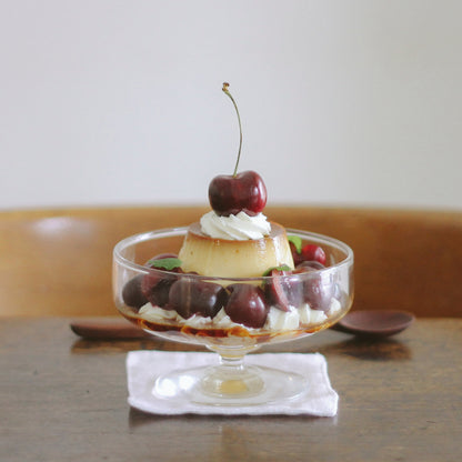 ［WASHIZUKA GLASS STUDIO × Envelope］ashitsuki dessert glass short