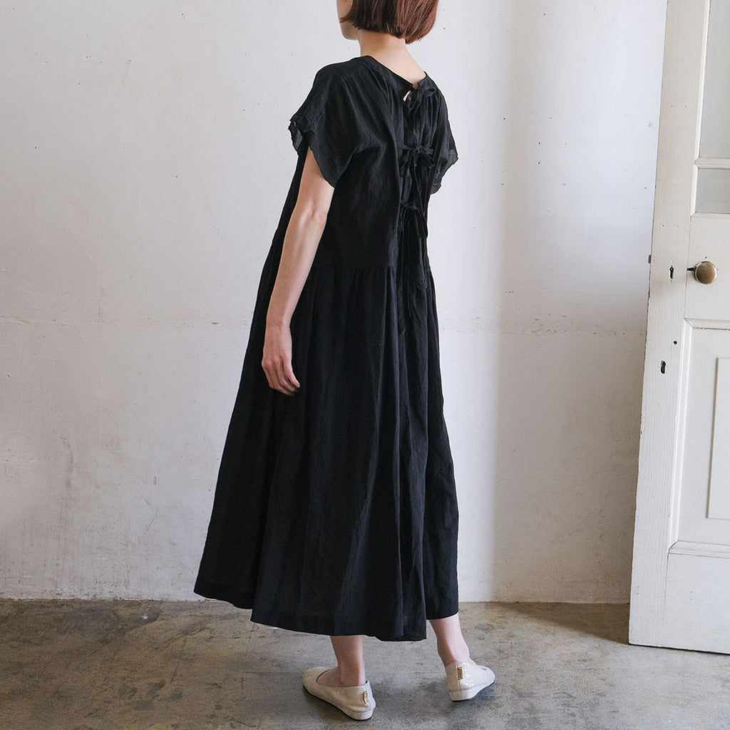 the last flower of the afternoon］霞立つ朝gathered neck dress