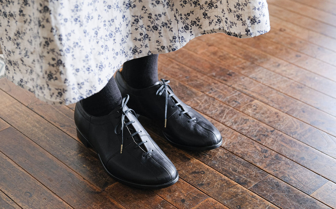 【受注商品】［AUTTAA］ Saddle Flat shoes