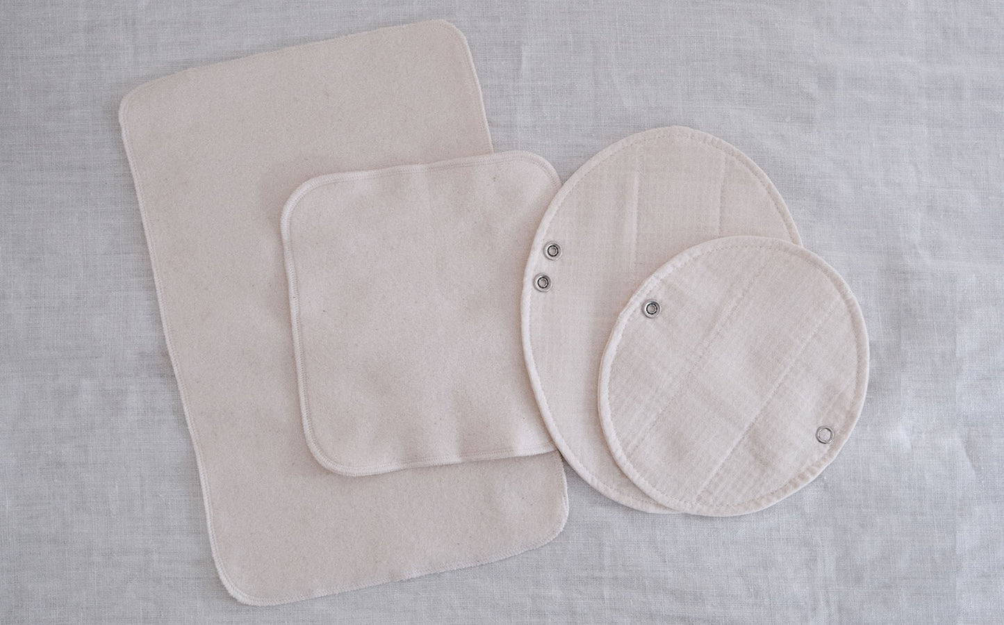 ［Pantyliners Organics］布製パッド　羽つき