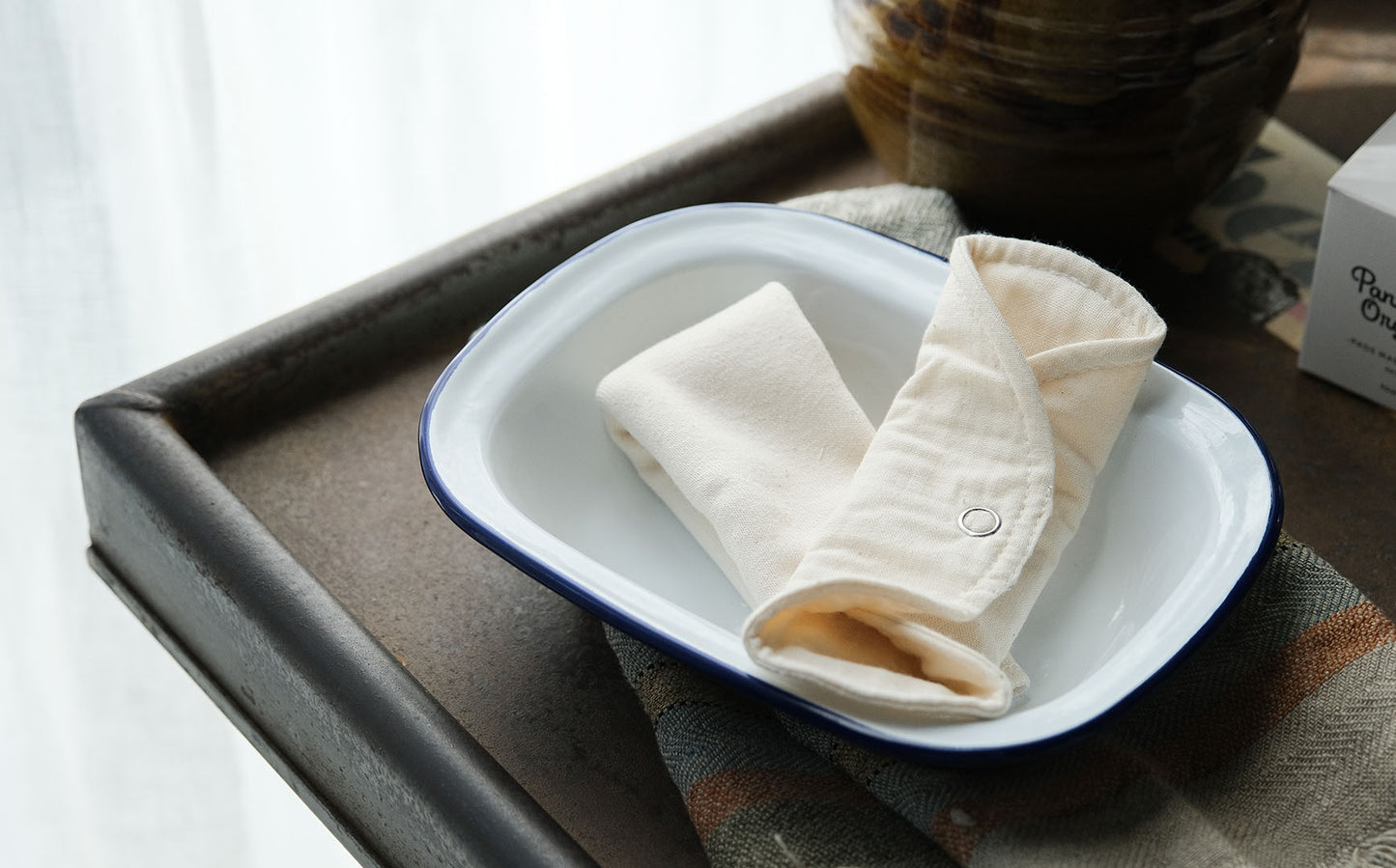 ［Pantyliners Organics］布製パッド　羽つき