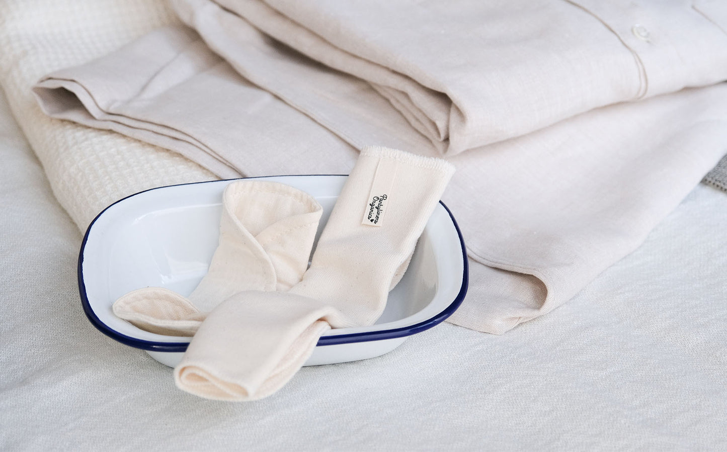 ［Pantyliners Organics］布製パッド　羽つき