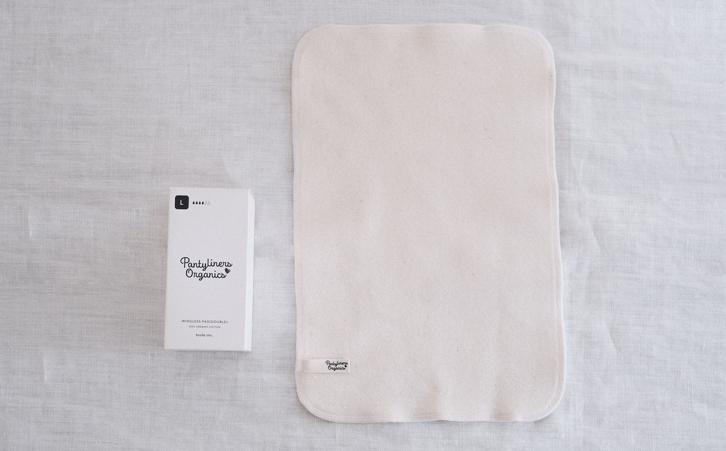 ［Pantyliners Organics］布製パッド　羽なし