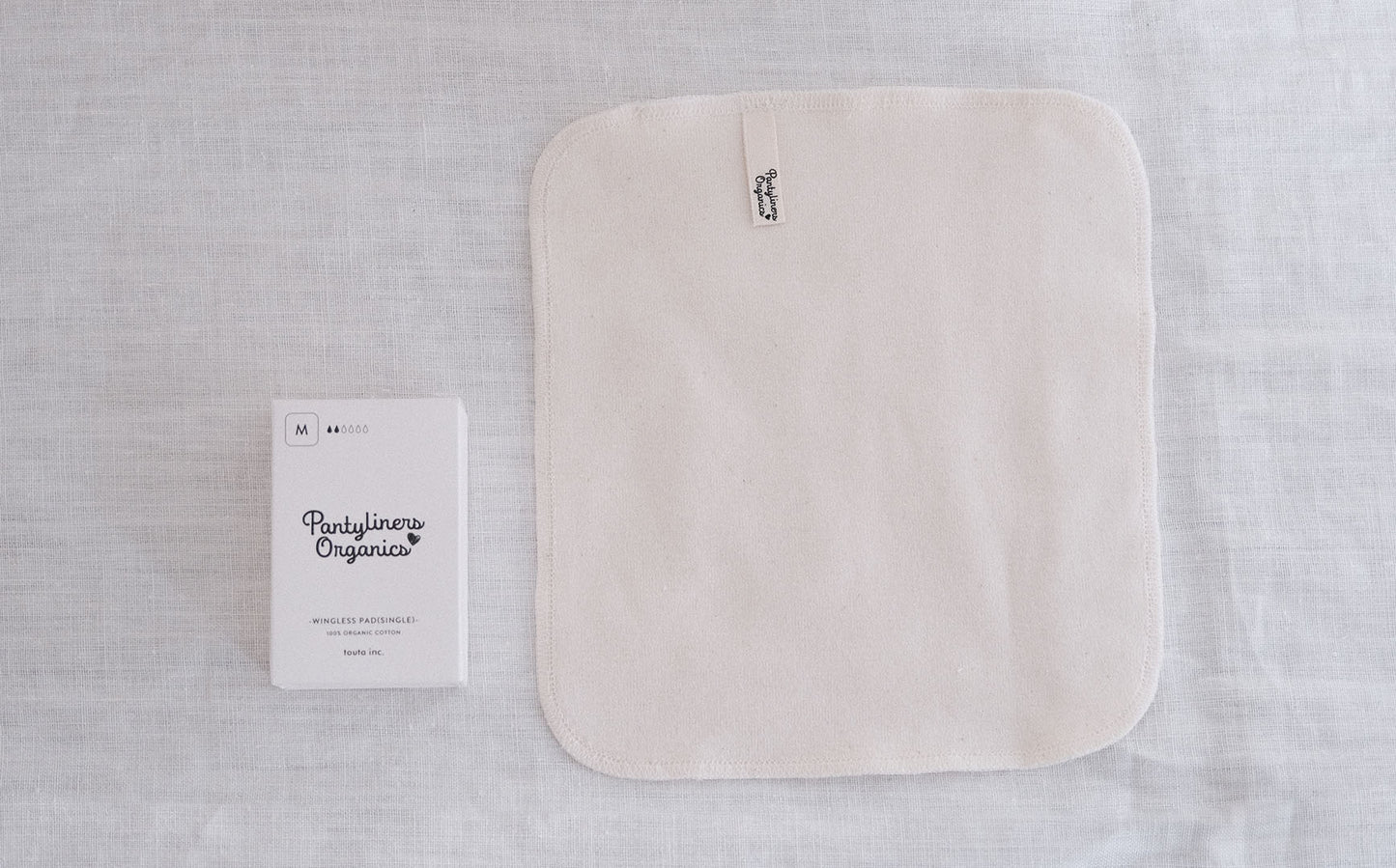 ［Pantyliners Organics］布製パッド　羽なし