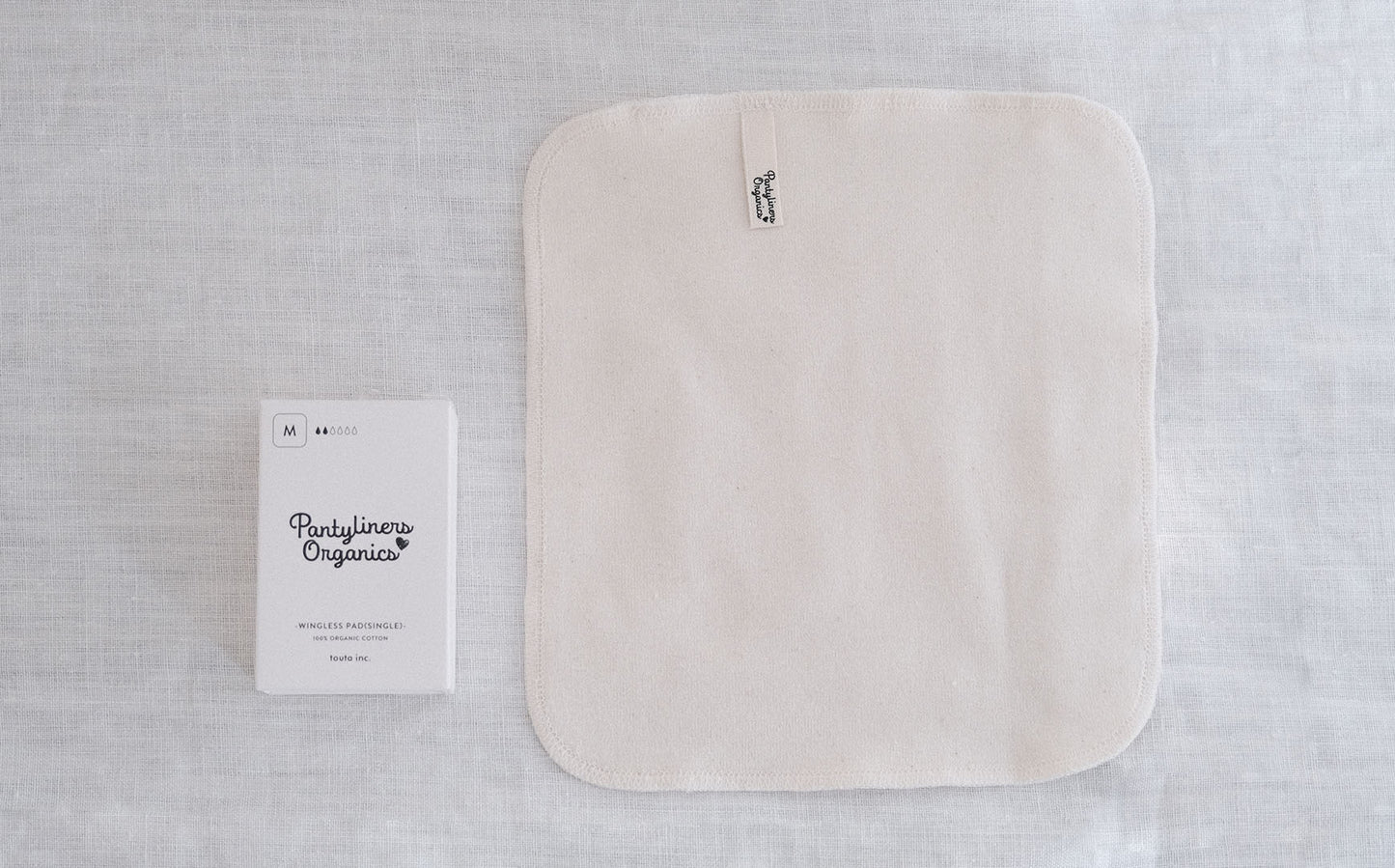 ［Pantyliners Organics］布製パッド　羽なし