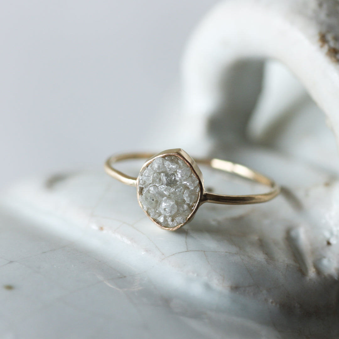 Atelier el／Dewilyラウンドダイヤモンドリング（DE1412R）