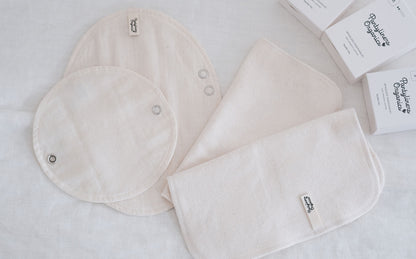 ［Pantyliners Organics］布製パッド　羽つき
