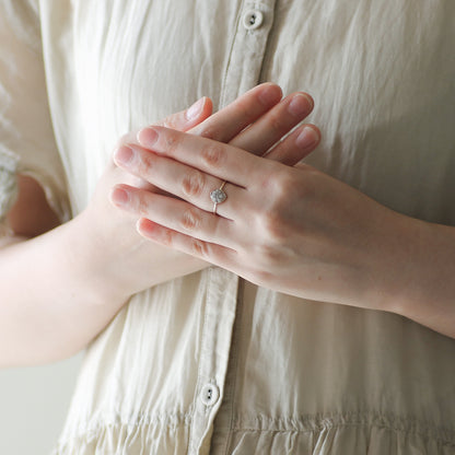 Atelier el／Dewilyラウンドダイヤモンドリング（DE1412R）