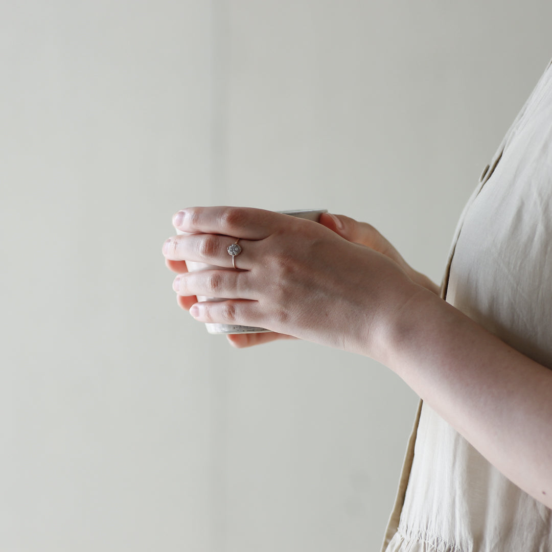 Atelier el／Dewilyラウンドダイヤモンドリング（DE1412R）