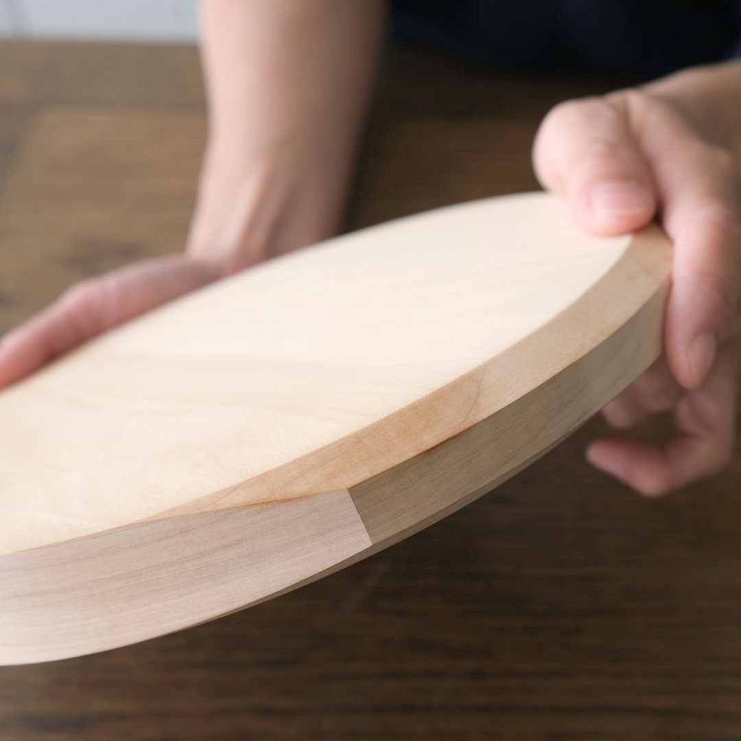 ［ヨシタ手工業デザイン室］てがかり（まな板 まる型）
