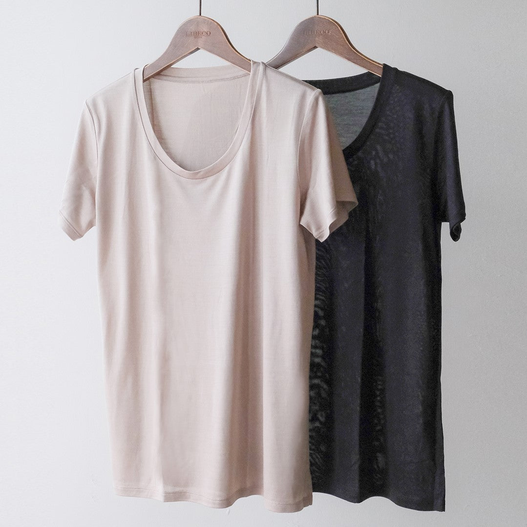 アカネウツノミヤ 新品 未使用 タグ付き シルク ネットワーク T
