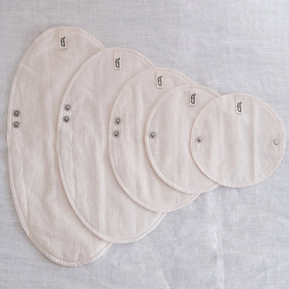 ［Pantyliners Organics］布製パッド　羽つき