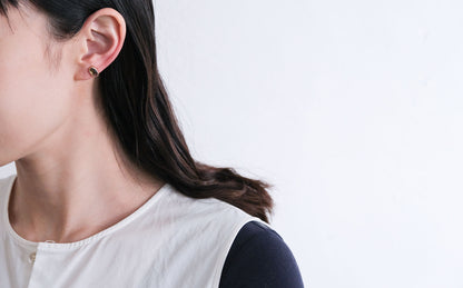 ［Atelier el］Water melon tourmalineの耳飾り（1piece）