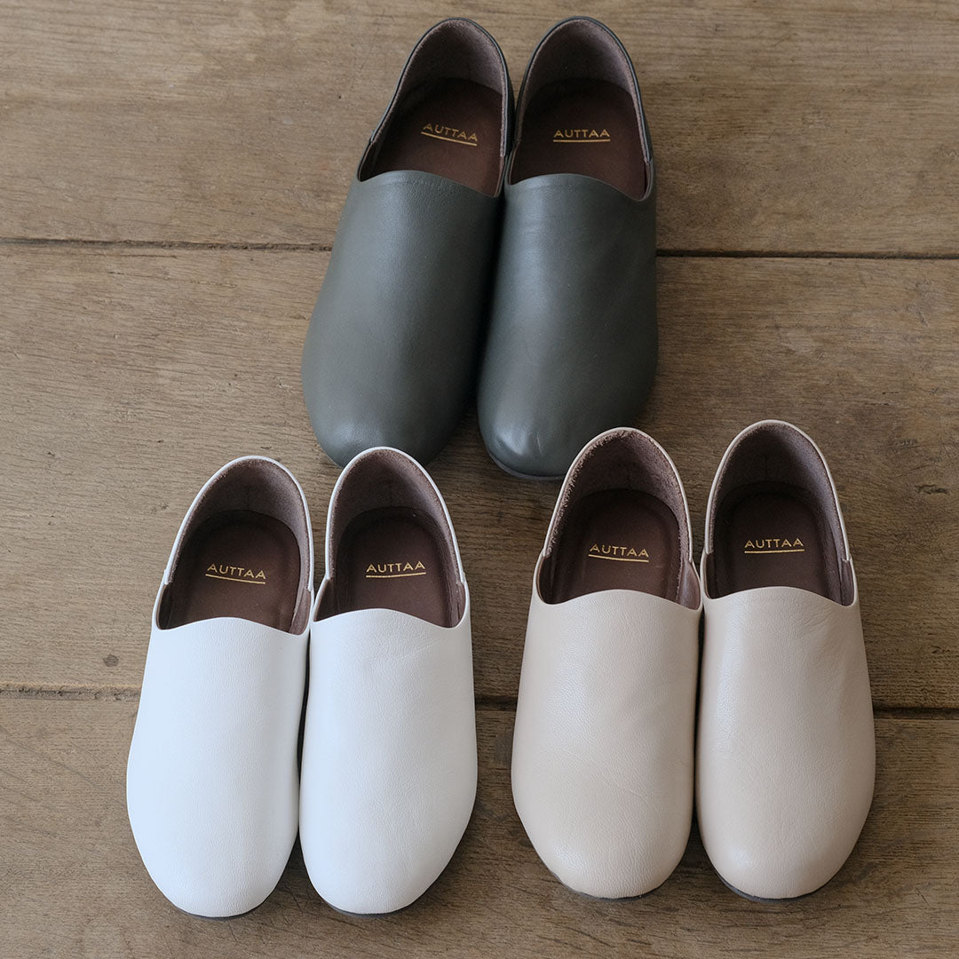 【受注商品】［AUTTAA］ルームシューズ２goat leather