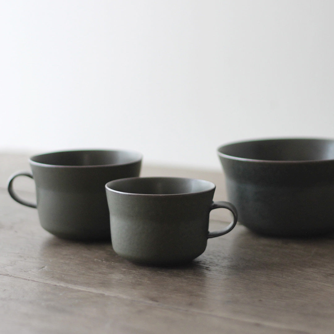 Tableware for "OXYMORON" カップとボウル／グリーン